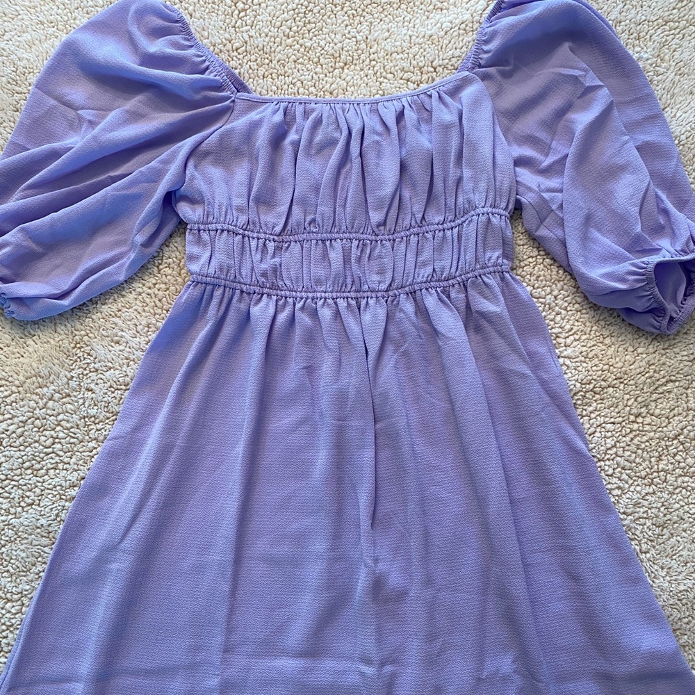 🌼HP🌼 NWOT ASOS DESIGN- Square Neck Mini Dress, SIZE: US 4, UK 8 - Picture 3 of 5